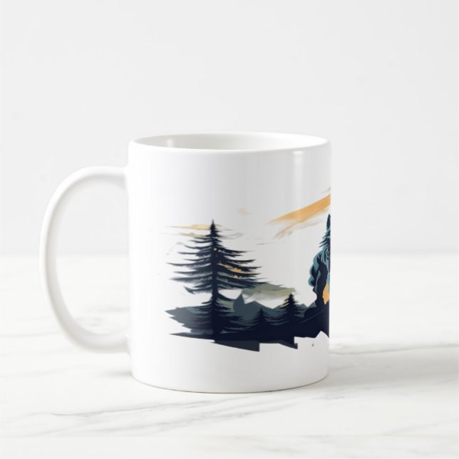 Caneca De Café Wolf 08 (Esquerda)
