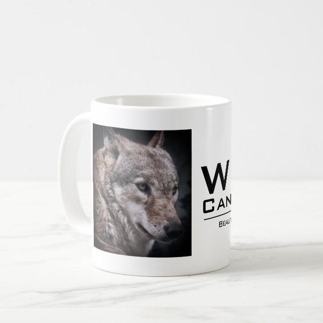 Caneca De Café WOLF：Classic Mug (Frente Esquerda)
