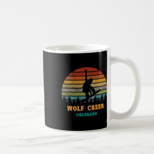 Caneca De Café Wolf Creek Colorado Vintage Sunset Snowboard Sn