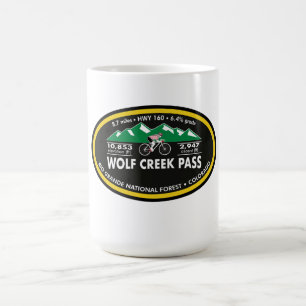 CANECA DE CAFÉ WOLF CREEK PASS- RIO GRANDE NF, CO -"OVAL"