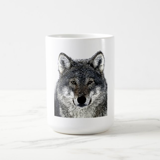 Caneca De Café Wolf Eyes (Centro)