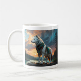 Caneca De Café Wolf Guardian Mug