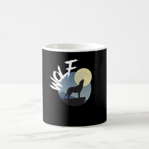 Caneca De Café Wolf Howl Wilderness