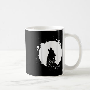 Caneca De Café Wolf Men Silhouette Animal Motif Environmental