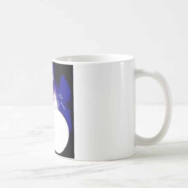 Caneca De Café Wolf & Moon (Direita)