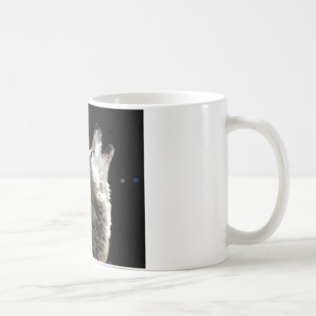 Caneca De Café Wolf & Moon (Direita)