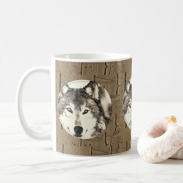 Caneca De Café Wolf Mug (Com Donut)