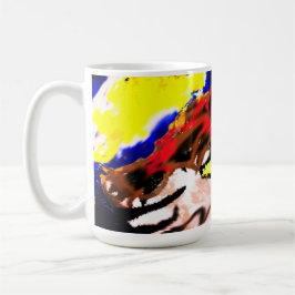 Caneca De Café Wolf star Yellows