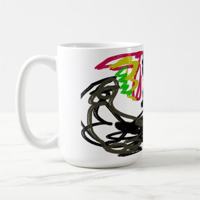 Caneca De Café Wolf Tattoo Autumn (Esquerda)