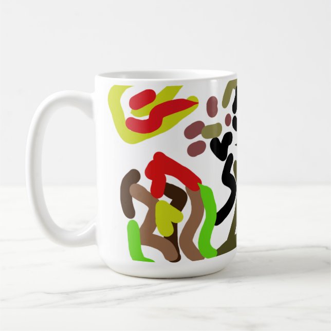 Caneca De Café Wolf wild ink autumn  (Esquerda)