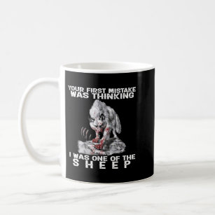 Caneca De Café Wolf Your First Mistake Was Thinking I Was One Of 