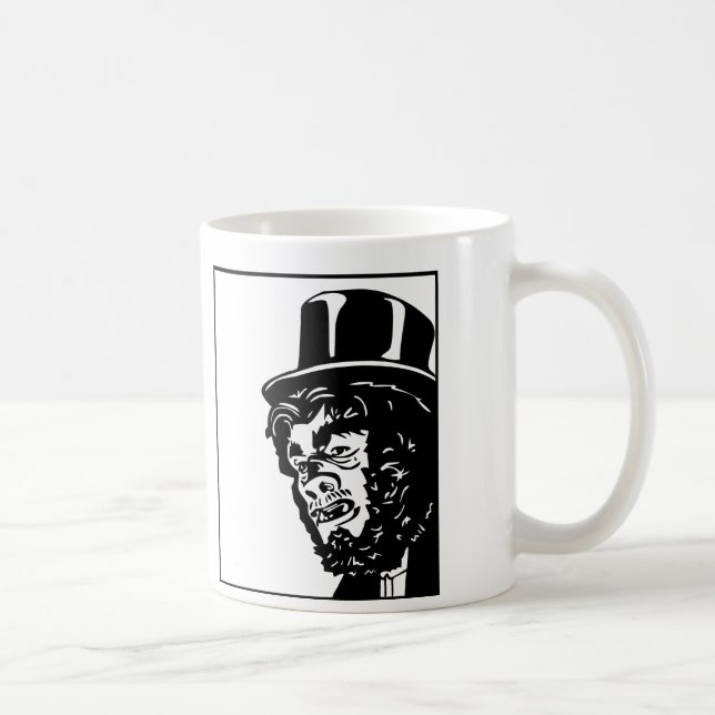 Caneca De Café wolfman (Direita)