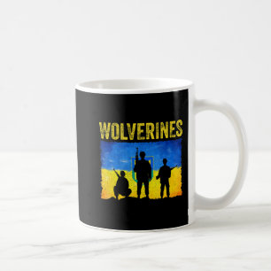 Caneca De Café Wolverines Support Ucrânia