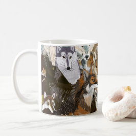 Caneca De Café Wolves of Belette Le Pink