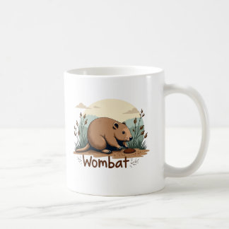 Caneca De Café Wombat Bliss: Uma jornada ao coração da Australi