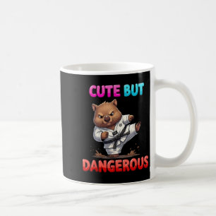 Caneca De Café Wombat Engraçado Karatê Taekwondo Arte Marcial Fof