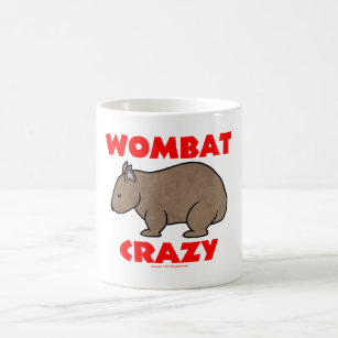 Caneca De Café Wombat louco