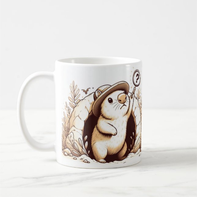 Caneca De Café Wombat Wonderland Mug (Esquerda)