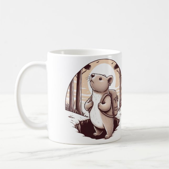 Caneca De Café Wombat Wonderland Mug (Esquerda)
