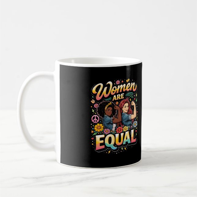 Caneca De Café Women Are Equal (Esquerda)