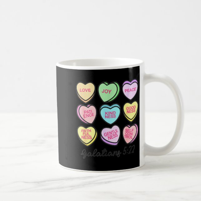 Caneca De Café Women Christian Valentine Galatians Conversation H (Direita)
