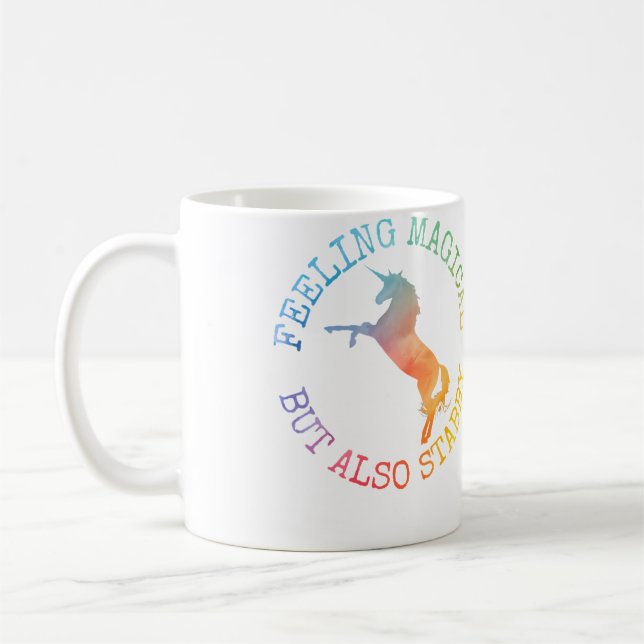 Caneca De Café Womens Fun Gifts For Women Feeling Magical But Als (Esquerda)