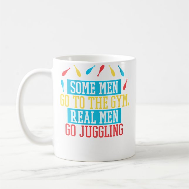 Caneca De Café Womens Funny Juggling Design For Men (Esquerda)