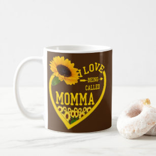 Caneca De Café Womens I love being called Momma Mothers Day
