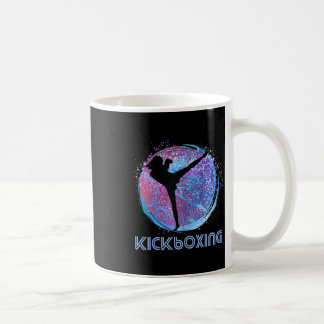 Caneca De Café Womens Kickboxing Kickboxer Birthday Silhouette Bl