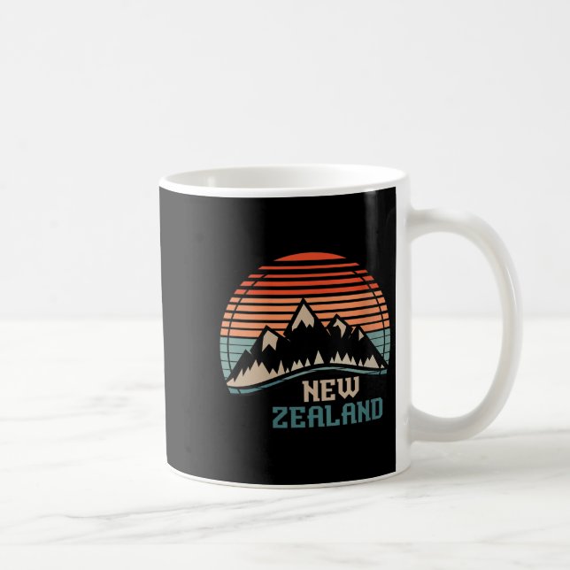 Caneca De Café Womens New Zealand Mountain Hiking Gift New Zealan (Direita)