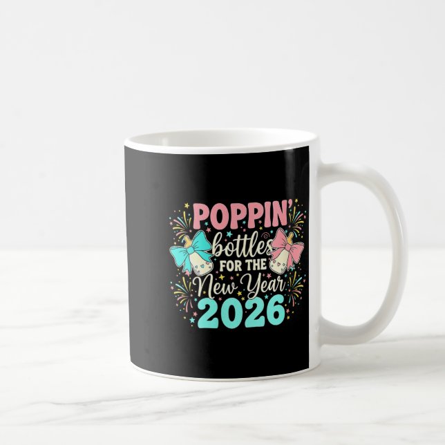 Caneca De Café Womens Pn Bottles For The New Year Pregnancy Bow M (Direita)