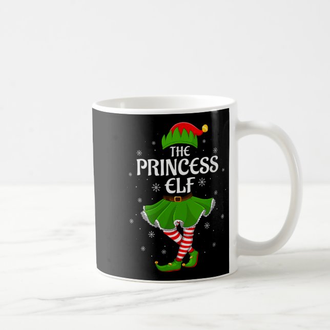 Caneca De Café Womens Princess Elf Christmas Family Girls Women E (Direita)
