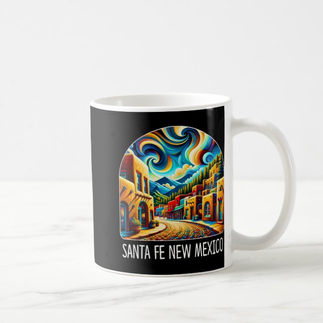 Caneca De Café Womens Santa Fe New Mexico - Expressionism Art - V (Direita)