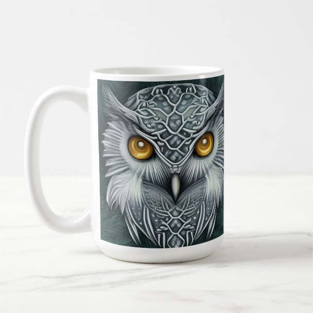 Caneca De Café Wonder Wonder Snow Owl Beauty (Esquerda)