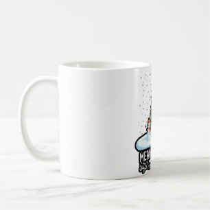 Caneca De Café "Wonderland de inverno: Árvores de Natal, Snowmen