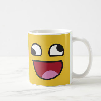 Caneca De Café Wonky engraçado Eyed o que emoji
