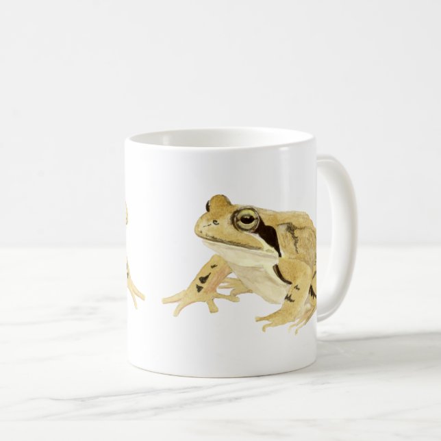 Caneca De Café Wood Frog (Frente Esquerda)