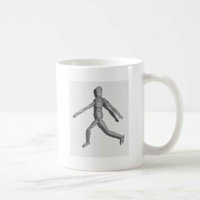 Caneca De Café Wooden Human Mannequin (Direita)