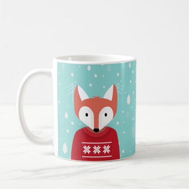 Caneca De Café Woodland Christmas (Esquerda)
