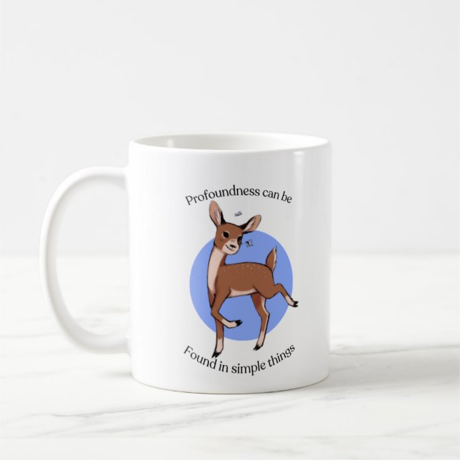 Caneca De Café Woodland Deer (Esquerda)