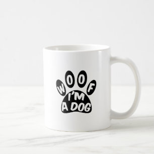 Caneca De Café Woof I'm A Dog