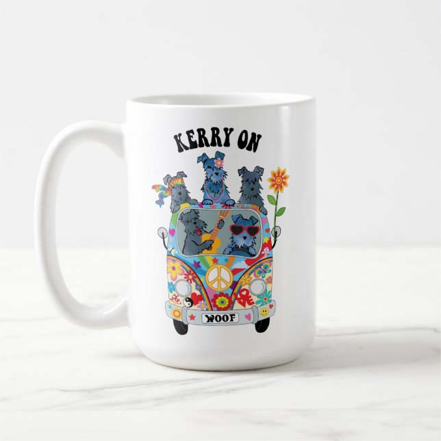 Caneca De Café Woofstock Kerry Blue Terrier Coffee Mug (Esquerda)