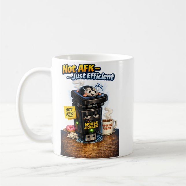 Caneca De Café Work From Home Humor (Esquerda)