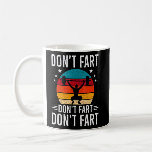 Caneca De Café Workout de Levantamento de Peso de Montagem de Art