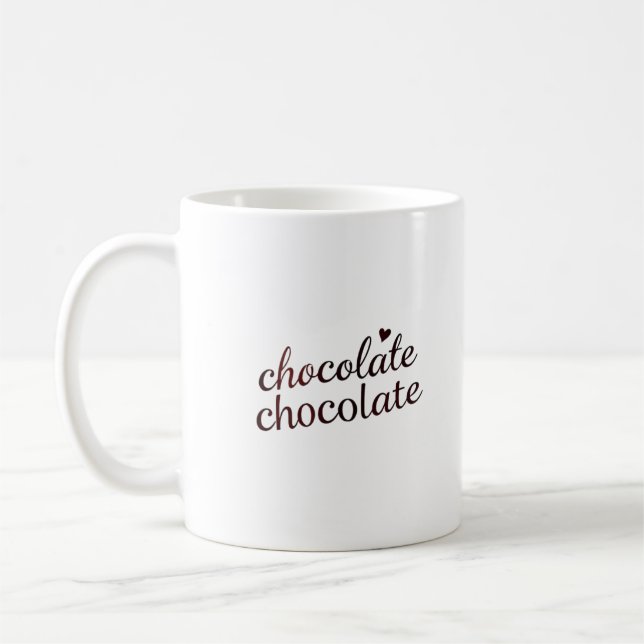Caneca De Café World Chocolate Day Celebration – Sweet Double Cho (Esquerda)