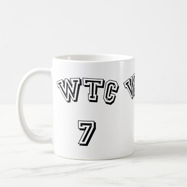 Caneca De Café World Trade Center que constrói WTC 7 (Esquerda)