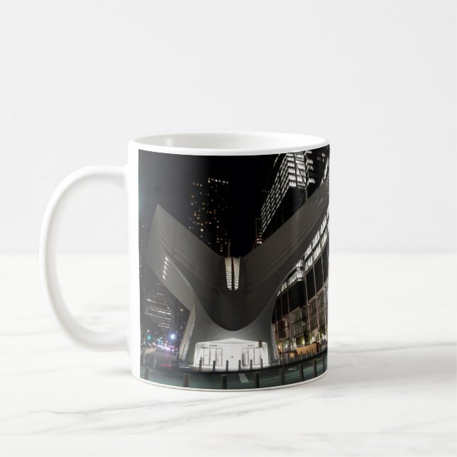 Caneca De Café World Trade Center Transportation Hub #4 Mug (Esquerda)