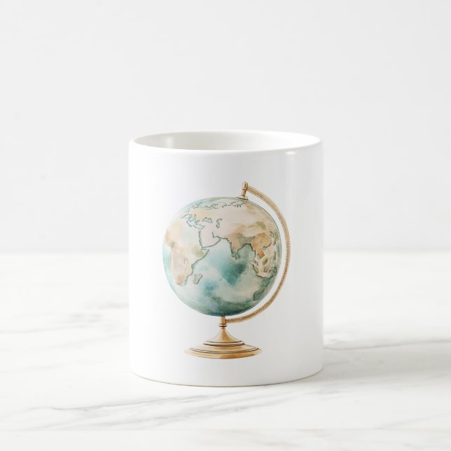 Caneca De Café World Travel Places Globe (Centro)