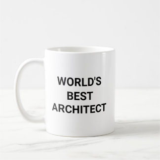 Caneca De Café Worlds Best Architect Funny Career Coworker Gift
