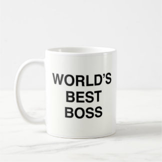 Caneca De Café world's best boss the office mug